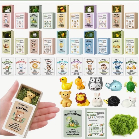 Other - Set of 10 Animal Thank yous